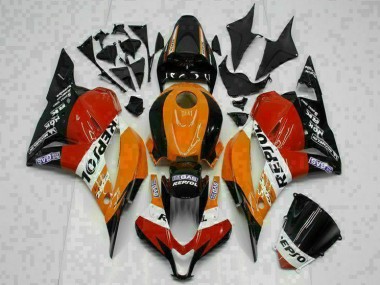 09-12 Orange Repsol CBR600RR Carénage Moto