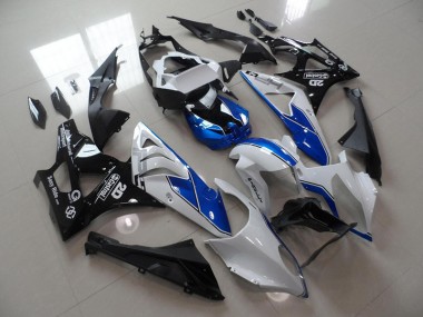 09-14 Blanc Bleu Noir S1000RR Carénage Moto