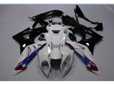 09-14 Blanc Noir Bleu S1000RR Carénage Moto