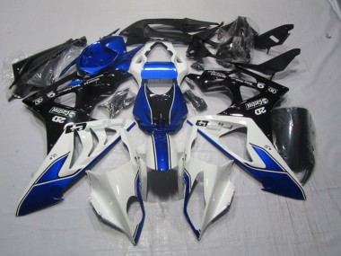 09-14 Bleu Blanc S1000RR Carénages Moto