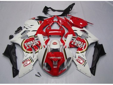 09-14 Rouge Blanc Lucky Strike S1000RR Carénage Moto