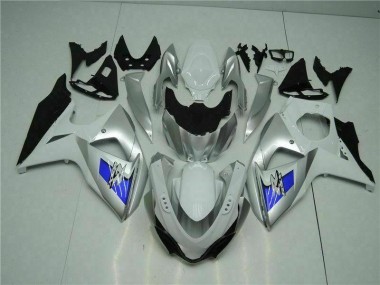 09-16 Argent Blanc GSXR 1000 Carénage Moto
