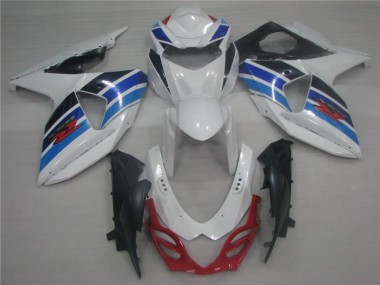 09-16 Blanc Bleu GSXR 1000 Carénage Moto