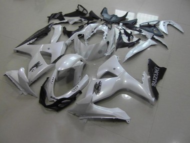 09-16 Blanc Nacré et Noir GSXR 1000 Carénage Moto