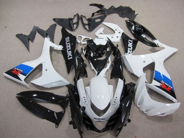 09-16 Blanc Noir GSXR 1000 Carénage Moto