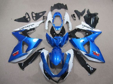 09-16 Bleu Blanc GSXR 1000 Carénages Moto de Rechange
