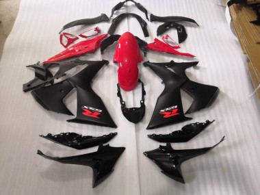 09-16 Brillant Noir Mat GSXR 1000 Carénage Moto