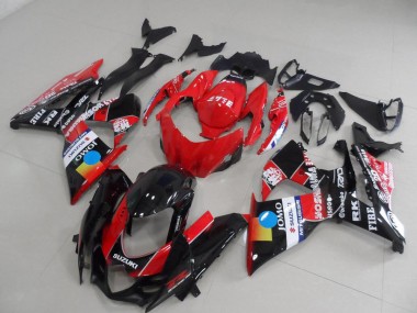 09-16 Rouge Jomo GSXR 1000 Carénage Moto