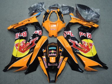 11-15 Noir Orange Red Bull ZX10R Carénage Moto