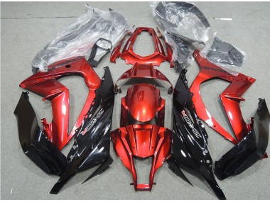 11-15 Noir Rouge ZX10R Carénage Moto