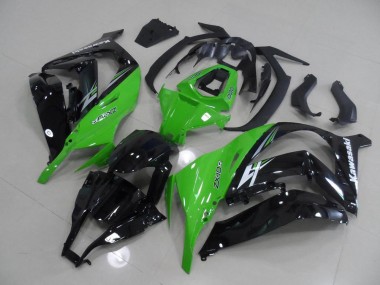 11-15 Vert et Noir ZX10R Carénage Moto