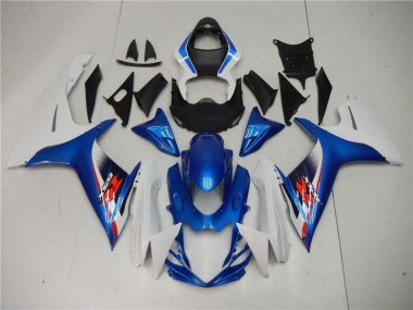 11-21 Bleu Blanc GSXR 600/750 Carrosserie Moto