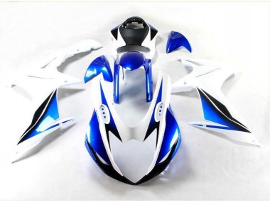11-21 Bleu Blanc GSXR 600/750 Kit Carénages Motos Complet