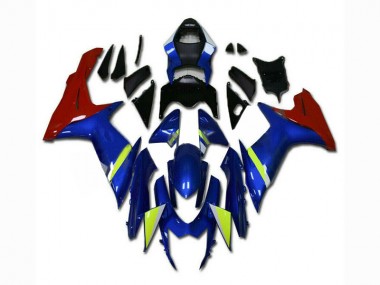 11-21 Bleu Rouge GSXR 600/750 Carénage Moto