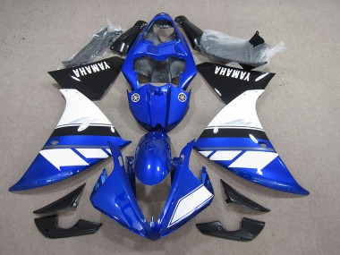 12-14 Bleu Noir Blanc YZF R1 Carénage Moto