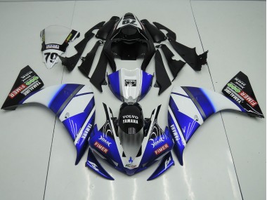 12-14 Bleu Noir Sterilgarda YZF R1 Carénage Moto