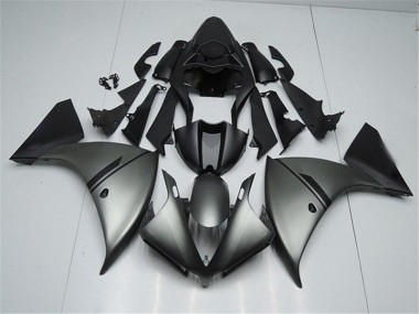 12-14 Matte Gris Noir YZF R1 Carénage Moto