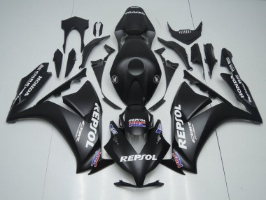 12-16 Noir Mat Repsol CBR1000RR Carénages Moto