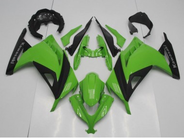 13-16 Style OEM Vert ZX300R Carénage Moto