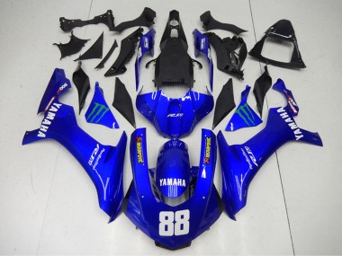 15-19 Bleu Monster 88 YZF R1 Carénage Moto