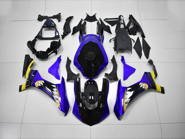 15-19 Bleu Noir YZF R1 Carénage Moto