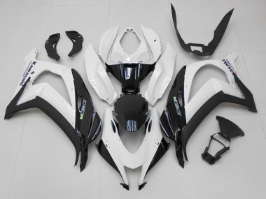 16-19 Blanc Noir ZX10R Carénage Moto