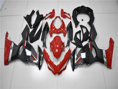 18-23 Rouge Noir EX400 Carénage Moto
