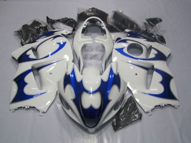 96-07 Blanc Bleu GSXR 1300 Hayabusa Carénage Moto