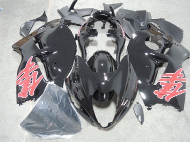 96-07 Noir Rouge Décalque GSXR 1300 Hayabusa Carénage Moto