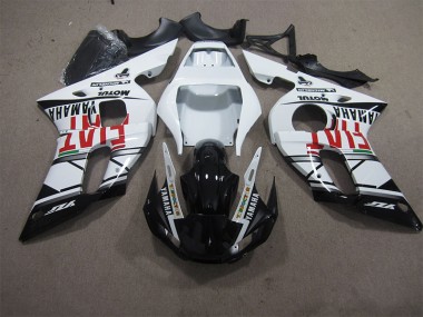98-02 Blanc Noir Fiat YZF R6 Carénage Moto