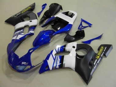98-02 Bleu Blanc et Noir YZF R6 Carénage Moto