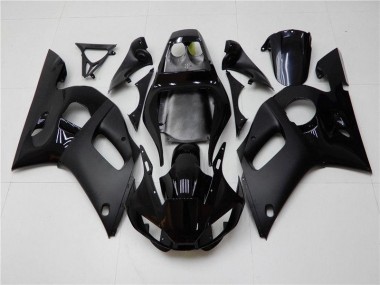 98-02 Brillant Noir Mat YZF R6 Carénage Moto