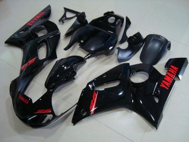 98-02 Noir Brillant Rouge Décalque YZF R6 Carénages Moto