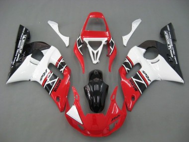 98-02 Rouge Blanc Noir YZF R6 Carénage Moto